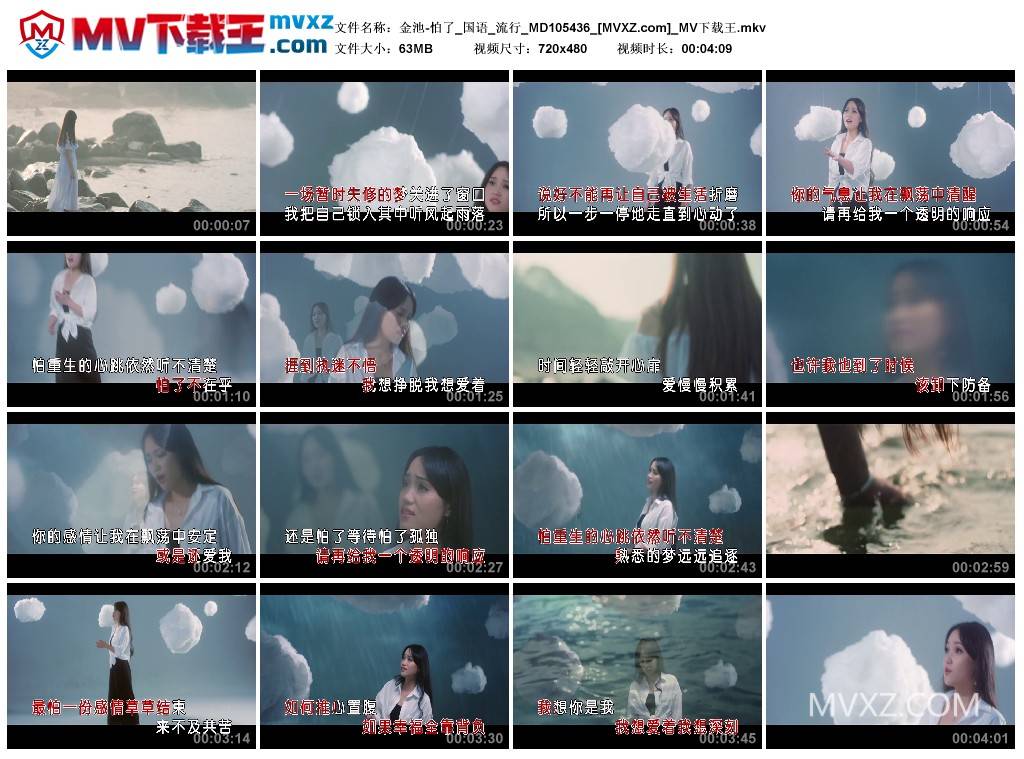 金池-怕了_国语_流行_MD105436
